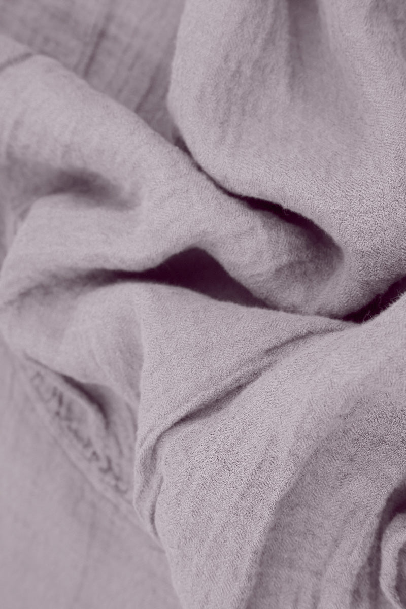 Sleeveless Lilac Linen Top