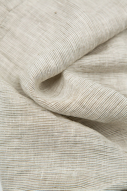 Loose Striped Sand Linen Jumpsuit 5