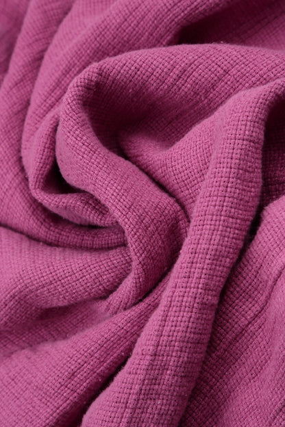 Wild Berry Textured Linen Dress 5