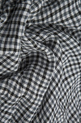 Front Pockets Heritage Check Linen Dress 5