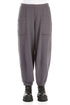 Large Pockets Graphite Cotton Trousers 1