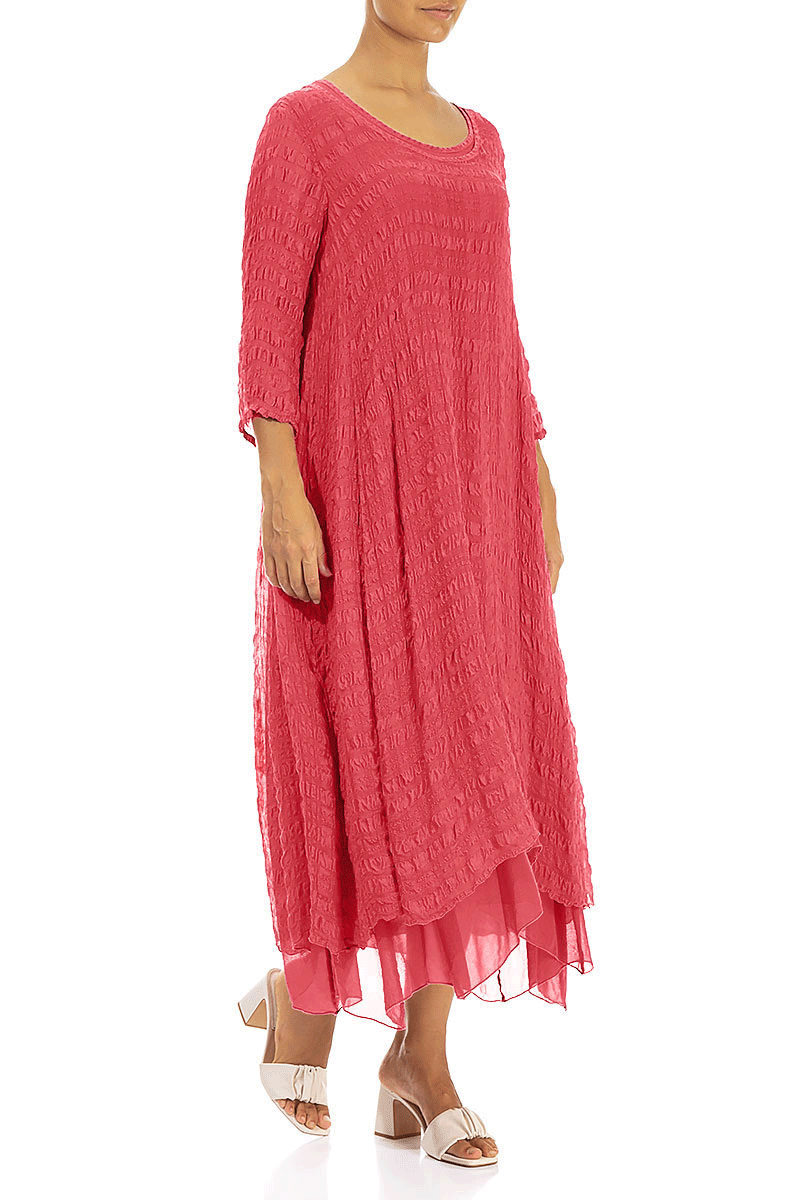 raspberry silk dress Raspberry Off-Shoulder Satin Mermaid Long Bridesmaid Dress Custom Color / US 16