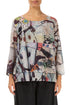 Layered Artful Elements Silk Cotton Blouse 1
