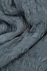 Layered Graphite Textured Light Silk Dress 5