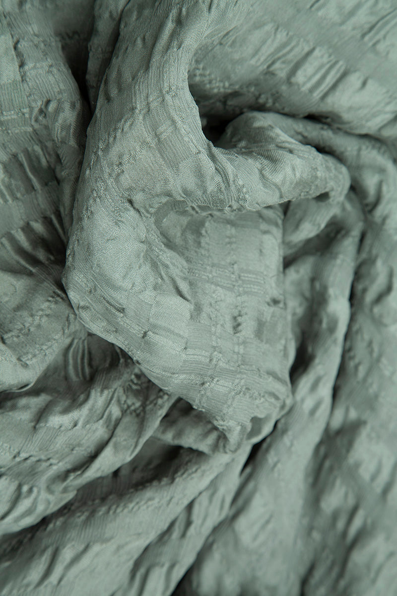 Layered Sage Light Silk Blouse