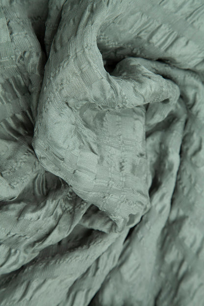 Layered Sage Light Silk Blouse