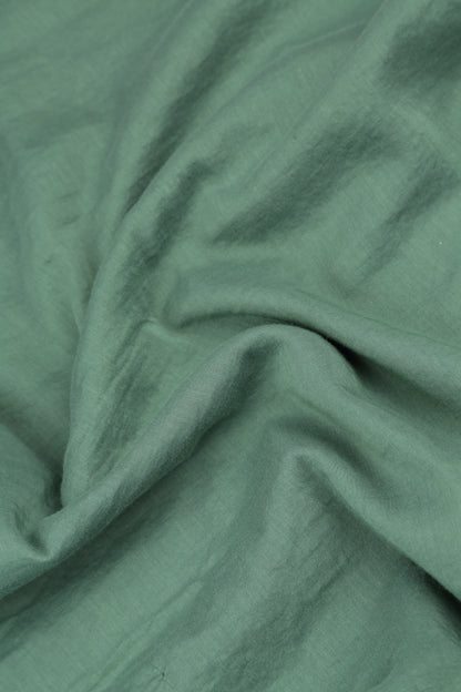 Chemisier superposé en soie et coton sauge