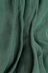 Layered Sage Silk Cotton Skirt 5