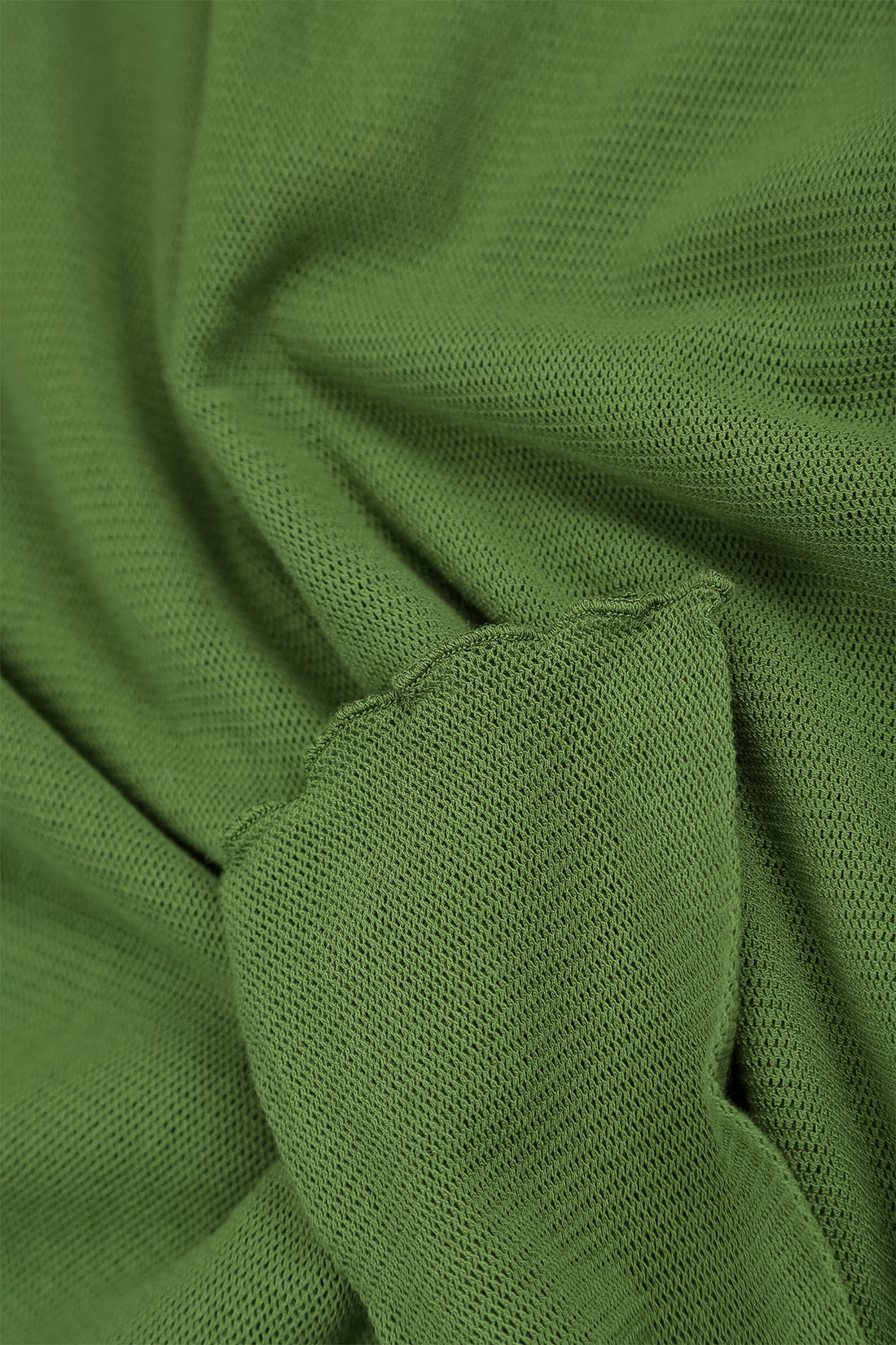 Layered Shamrock Green Mesh Cotton Top 5