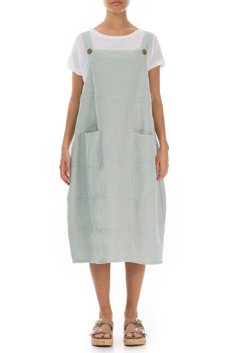 Buy Grey Linen Checkered Dungaree Dress For Women by B'Infinite Online at  Aza Fashions.