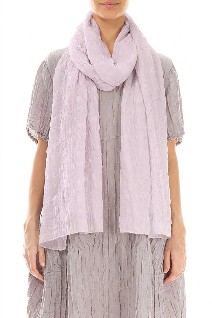 Lilac Light Silk Scarf 1