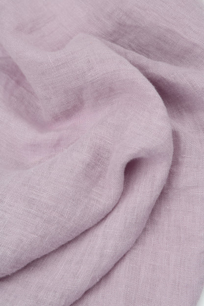 Lilac Soft Gauze Linen Scarf 4