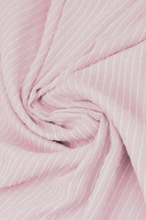 Lilac Stripy Silk Viscose Scarf 4