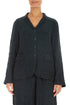 Lined Slate Mélange Linen Jacket 1