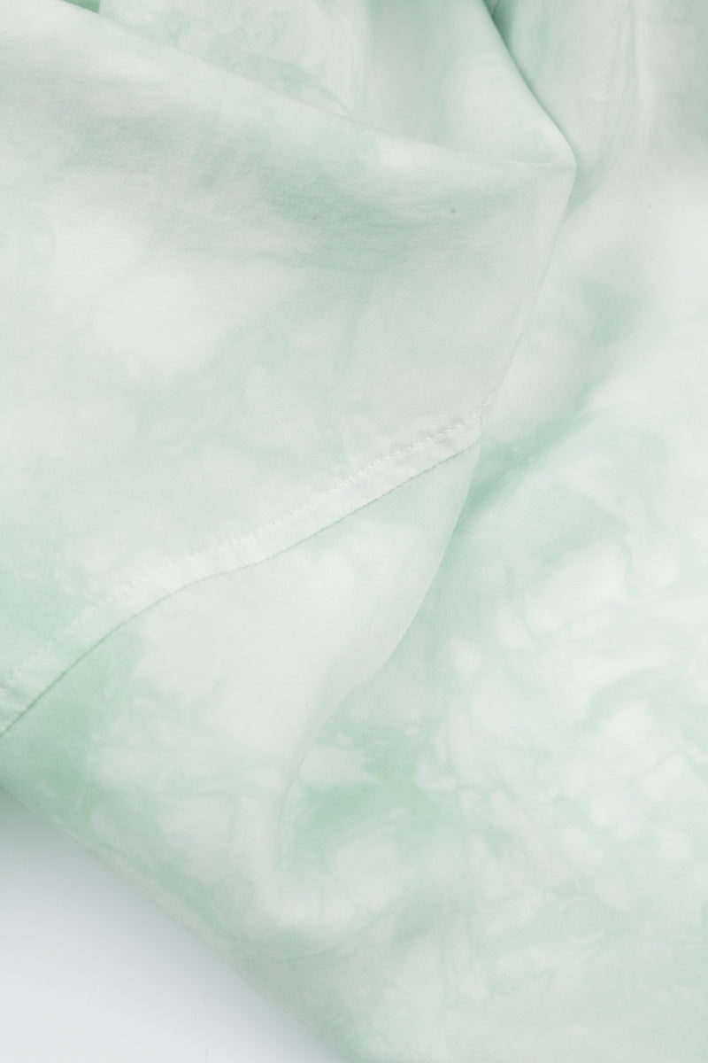 Foulard en soie pure Liquid Sea Mist