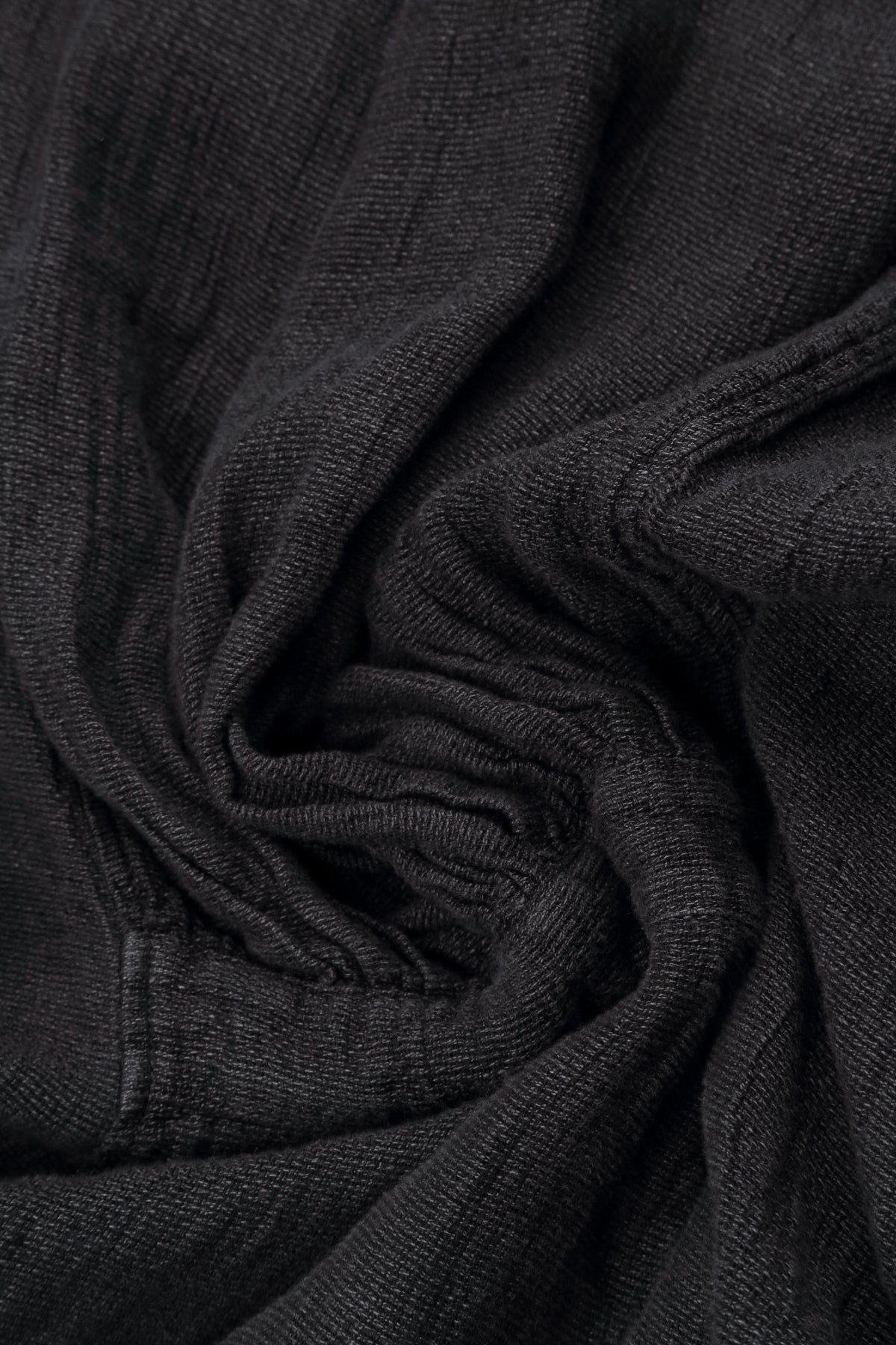 Long Buttonline Graphite Mélange Linen Jacket 5