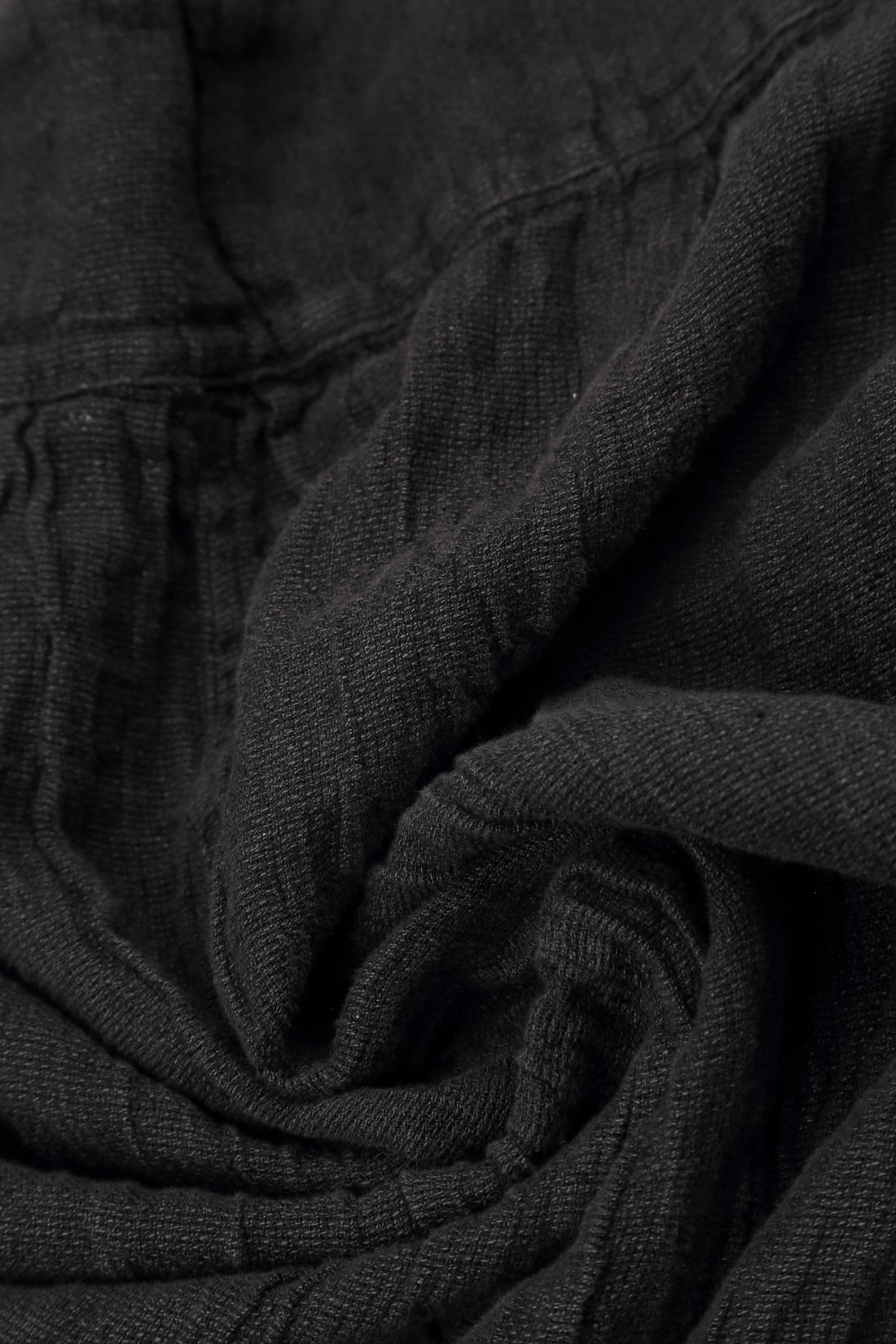 Long Charcoal Mélange Linen Jacket 5