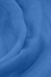 Long Cornflower Silk Chiffon Jacket 6