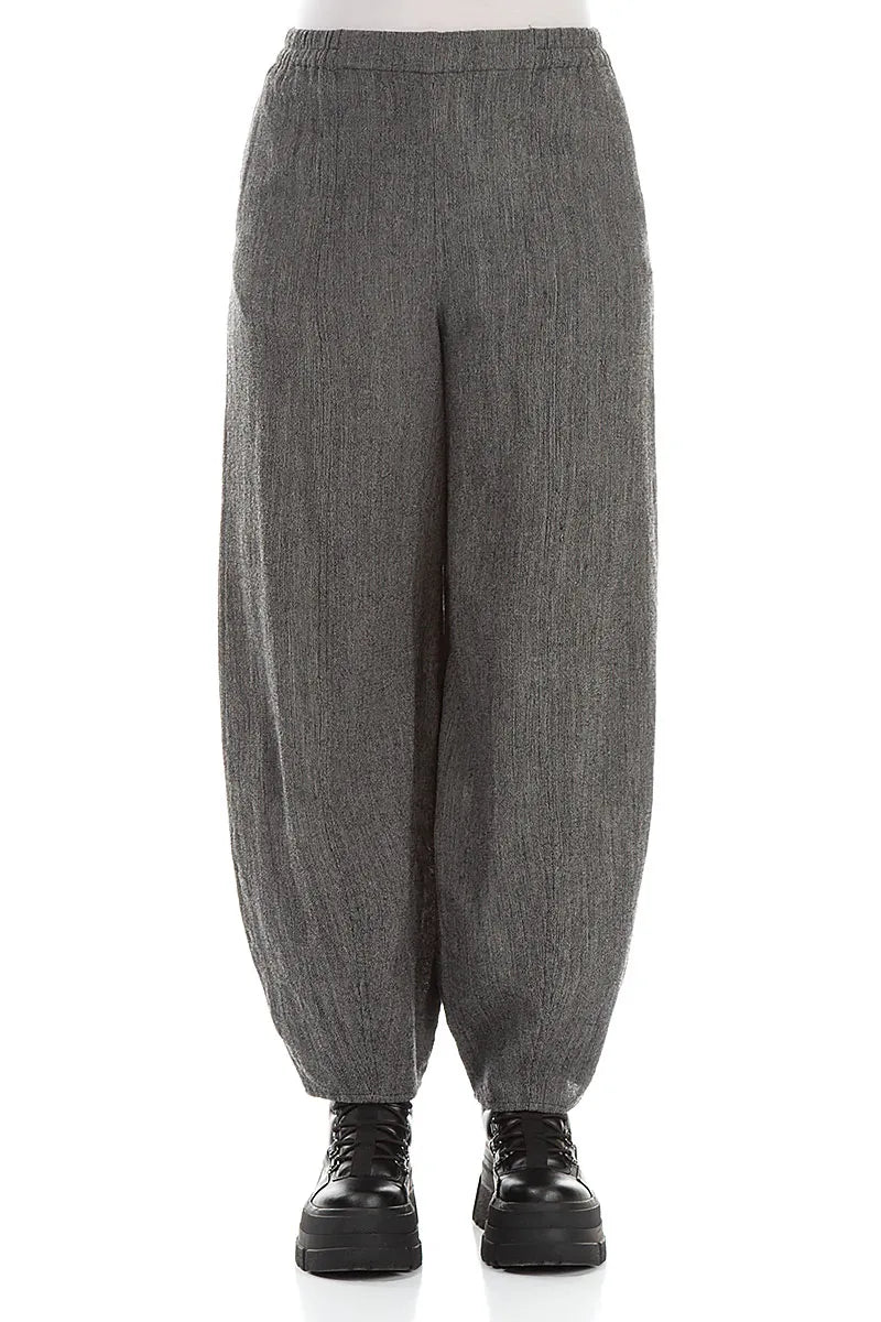 Graue Hose aus reiner Wolle