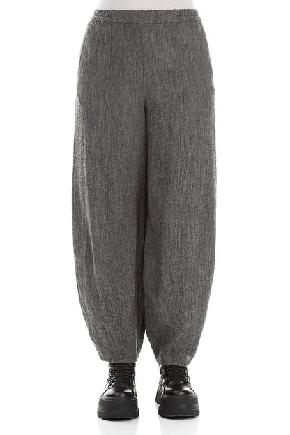 Graue Hose aus reiner Wolle