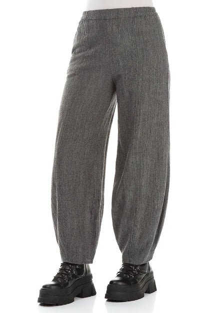 Graue Hose aus reiner Wolle