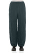 Long Slate Crinkled Trousers 1