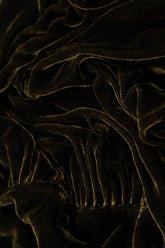 Taper Forest Mist Silk Velvet Trousers 4