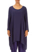 Longer Edge Amethyst Viscose Tunic 1