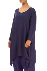 Longer Edge Amethyst Viscose Tunic 3