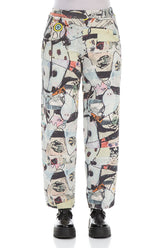 Loose Artful Elements Cotton Trousers 1