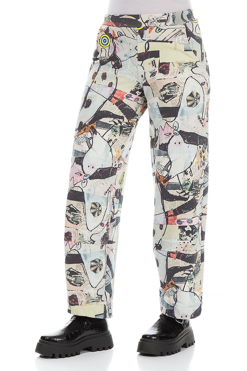 Loose Artful Elements Cotton Trousers 3