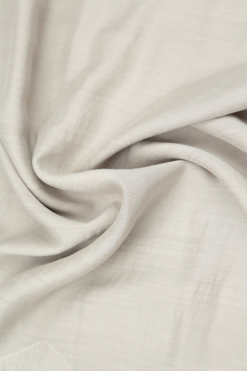 Loose Beige Silk Bamboo Shirt 5