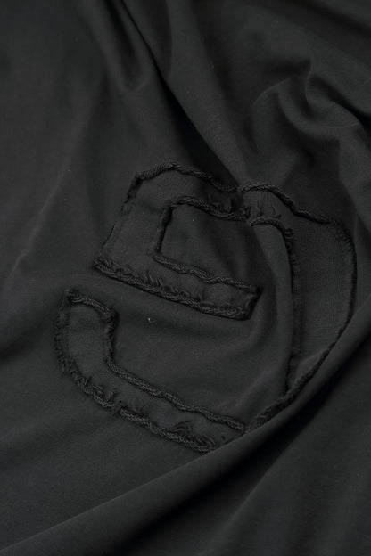 Loose Black Cotton Blouse 5