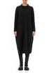 Loose Black Wool Dress 1