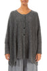 Loose Boxy Grey Wool Cardigan 1