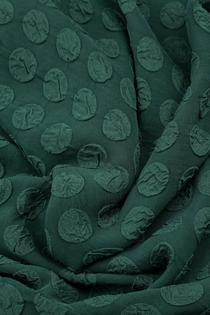 Loose Bubble Peacock Silk Tunic 5