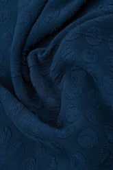 Loose Bubble Royal Blue Silk Tunic 5