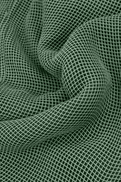 Loose Butterfly Sage Mesh Silk Blouse 5