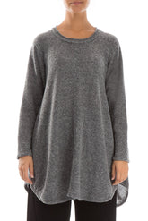 Loose Cosy Grey Wool Sweater 2
