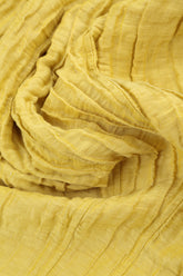 Loose Crinkled Cyber Lime Silk Tunic 6