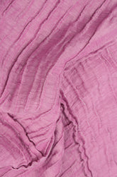 Loose Crinkled Wild Berry Silk Tunic 5