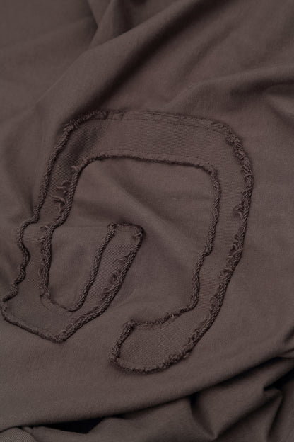 Loose Forest Brown Cotton Blouse 5