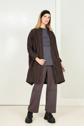 Loose Graphite Cotton Blouse 1