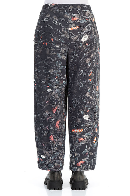 Loose Nightfall Cotton Trousers