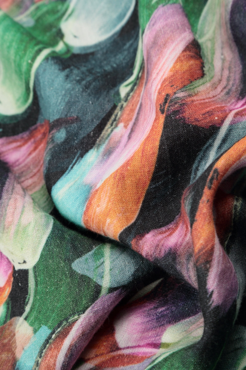 Loose Paint Charm Linen Jacket 5