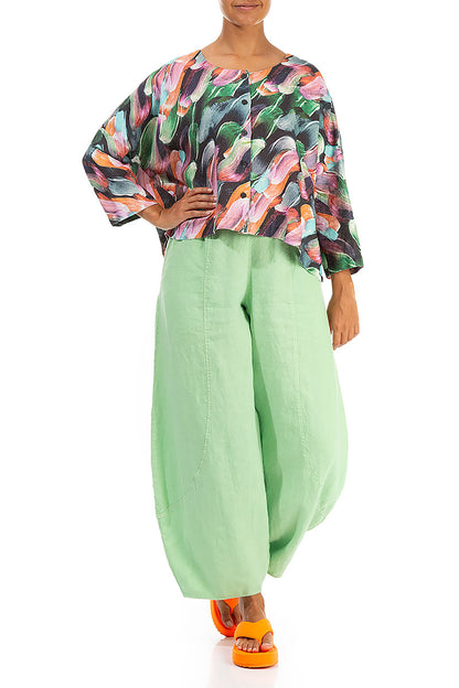 Loose Paint Charm Linen Jacket 4