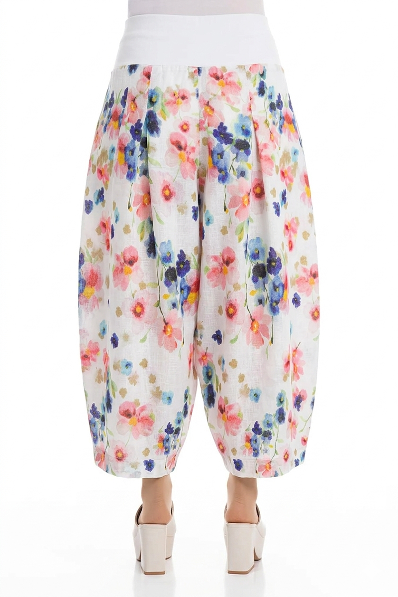 Loose Primrose Linen Trousers 2