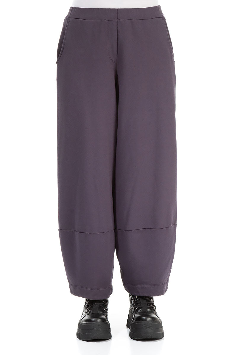 Loose Vintage Violet Cotton Trousers 1