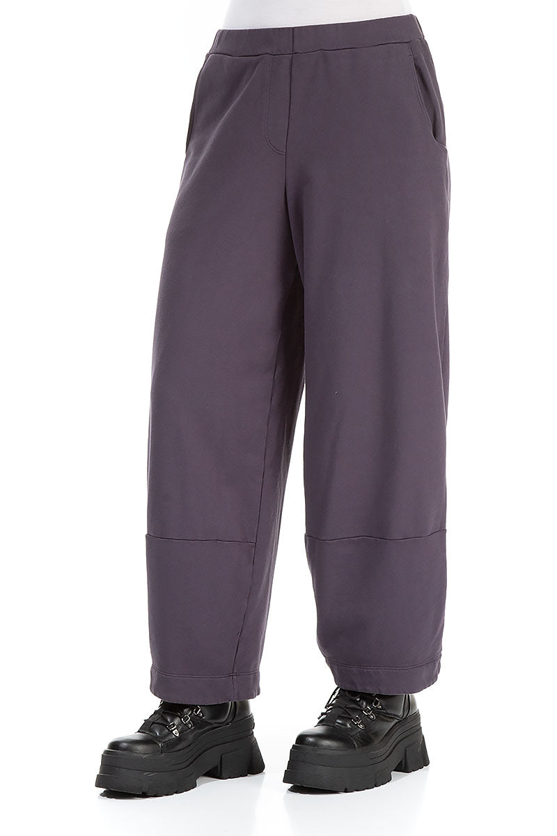 Loose Vintage Violet Cotton Trousers 3