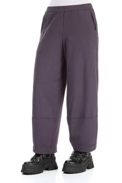Loose Vintage Violet Cotton Trousers 3